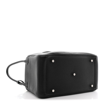 Hermes Taurillon Clemence Lindy 30 Black 4 of 12