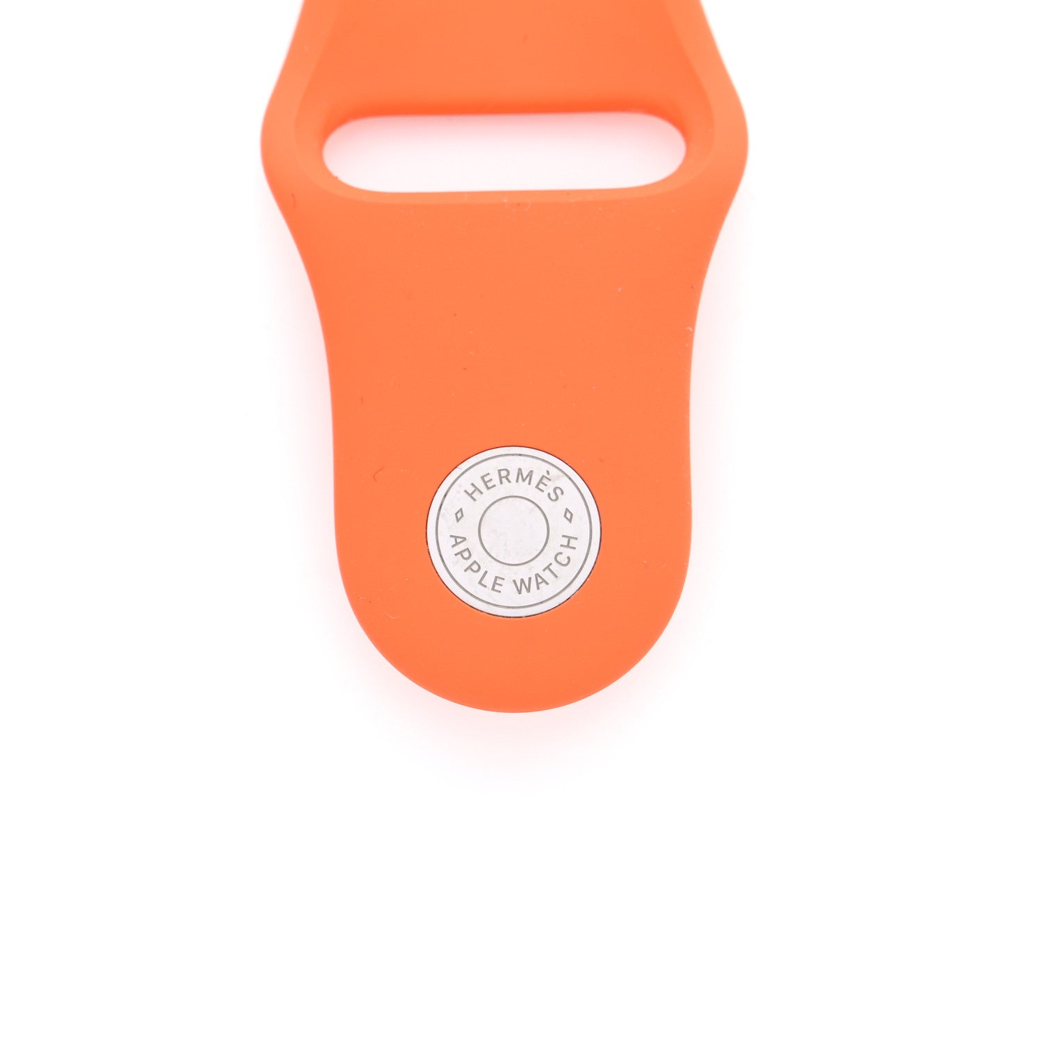 Hermes Silicone 38mm Apple Sports Watch Single Tour Band S M Orange 3 of 3