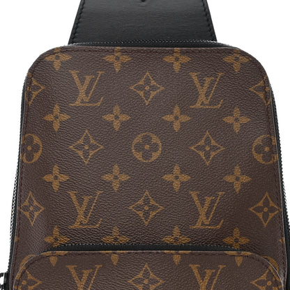 Louis Vuitton Monogram Macassar Avenue Sling Bag 8 of 10
