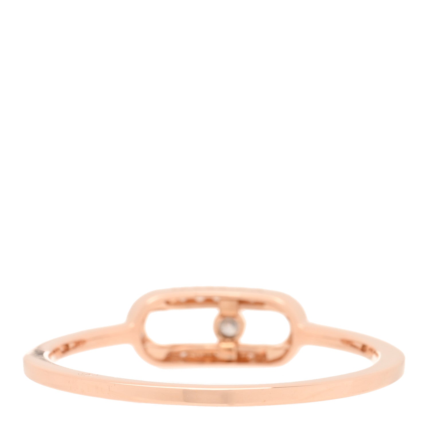Messika 18K Rose Gold Diamond Move Uno Ring 54 6.75 3 of 5