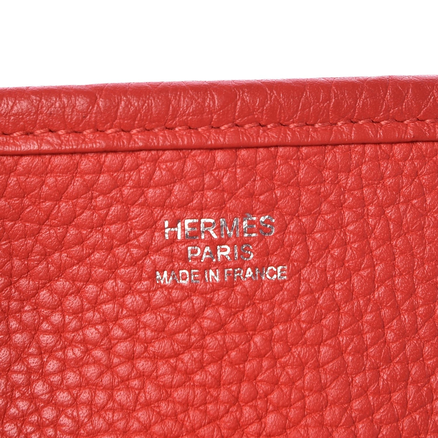 Hermes Taurillon Clemence Evelyne III PM Rouge Pivoine 7 of 16