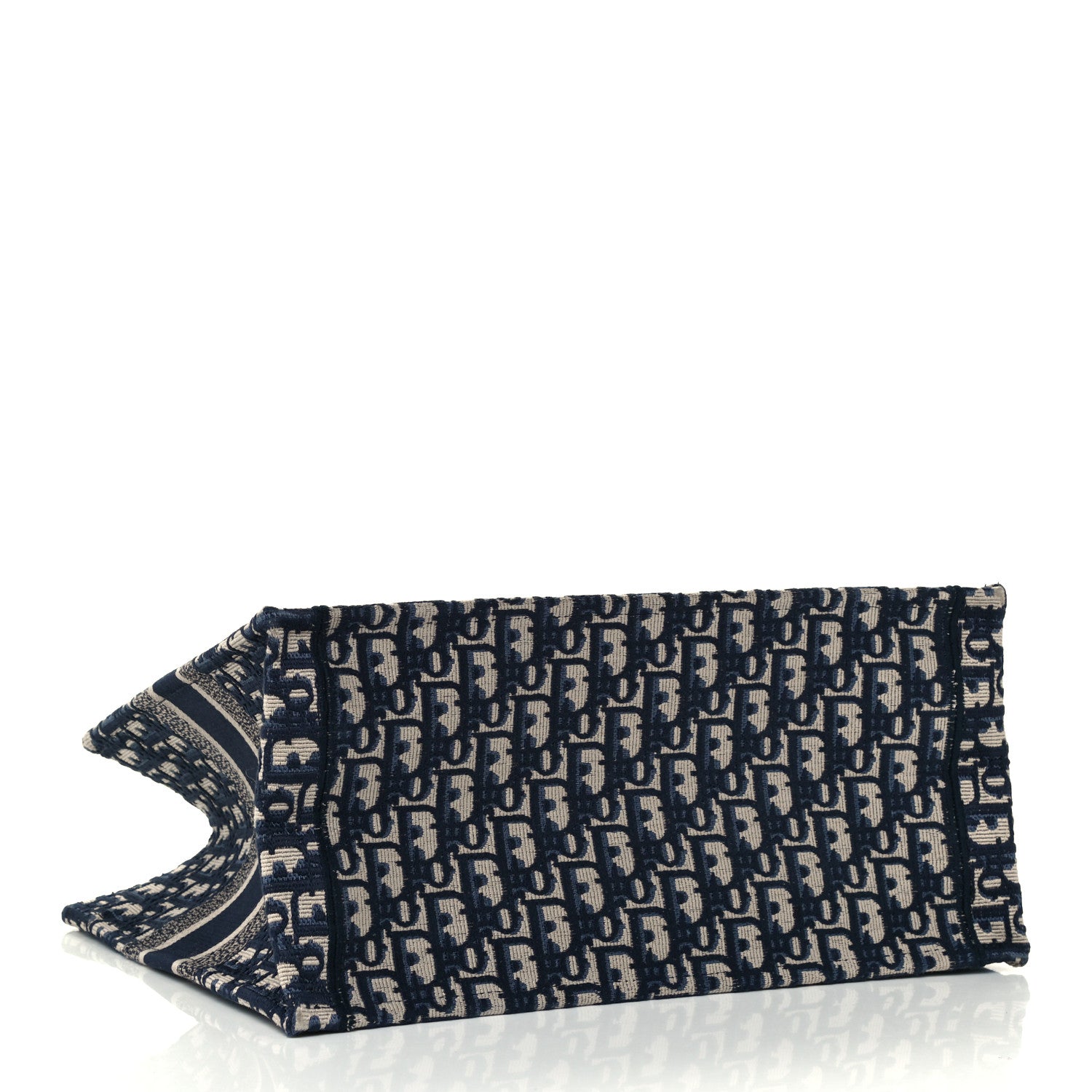 Christian Dior Oblique Medium Book Tote Blue Multicolor 4 of 10