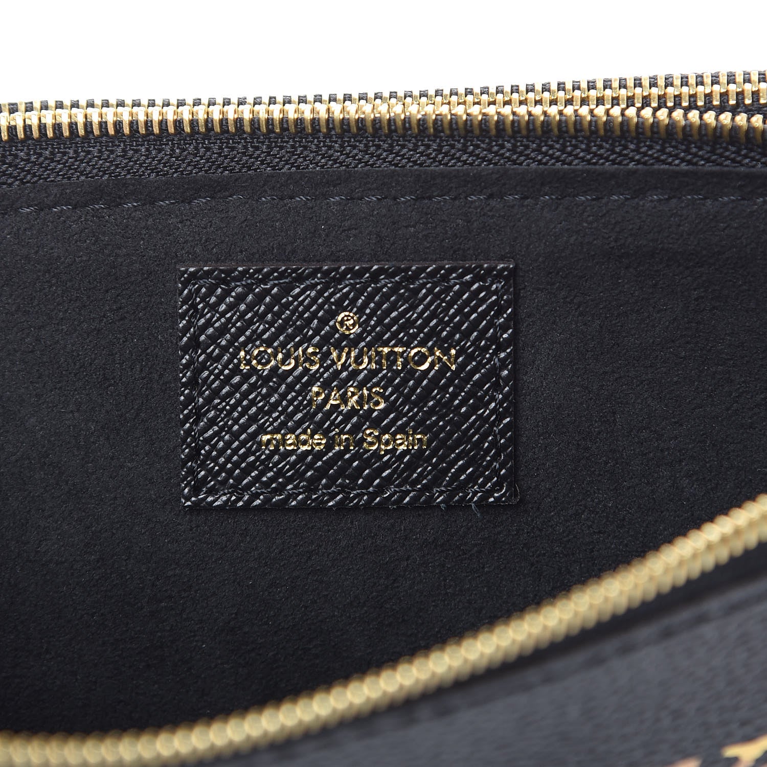 Louis Vuitton Monogram Giant Jungle Pochette Double Zip Black 7 of 10