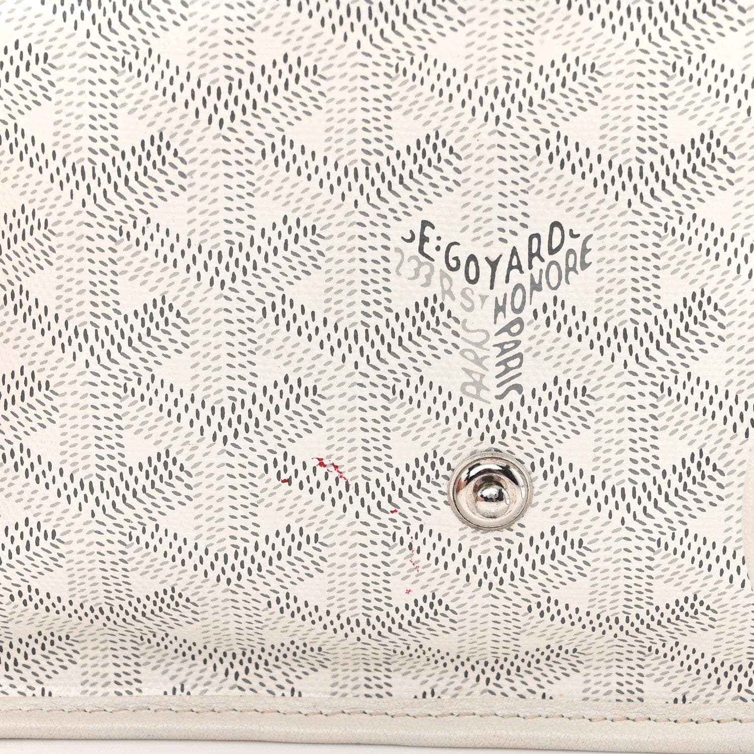 Goyard Goyardine Plumet Wallet Clutch White 14 of 21