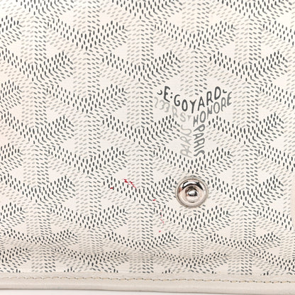 Goyard Goyardine Plumet Wallet Clutch White 14 of 21