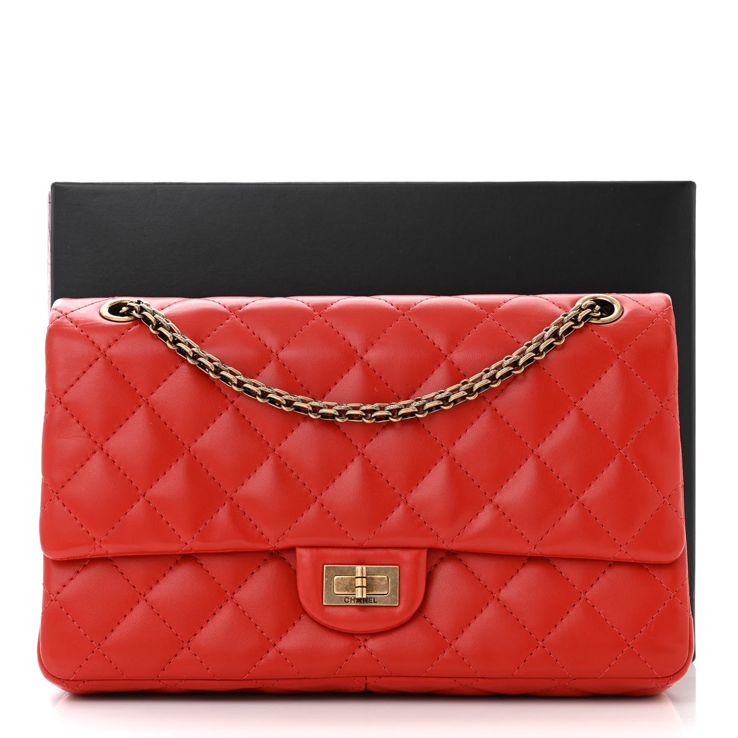 Lambskin Quilted 2.55 Reissue 226 Flap Red