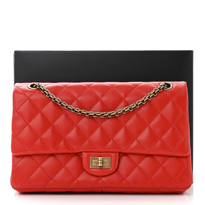 Chanel Lambskin Quilted 2.55 Reissue 226 Flap Red 11 of 11
