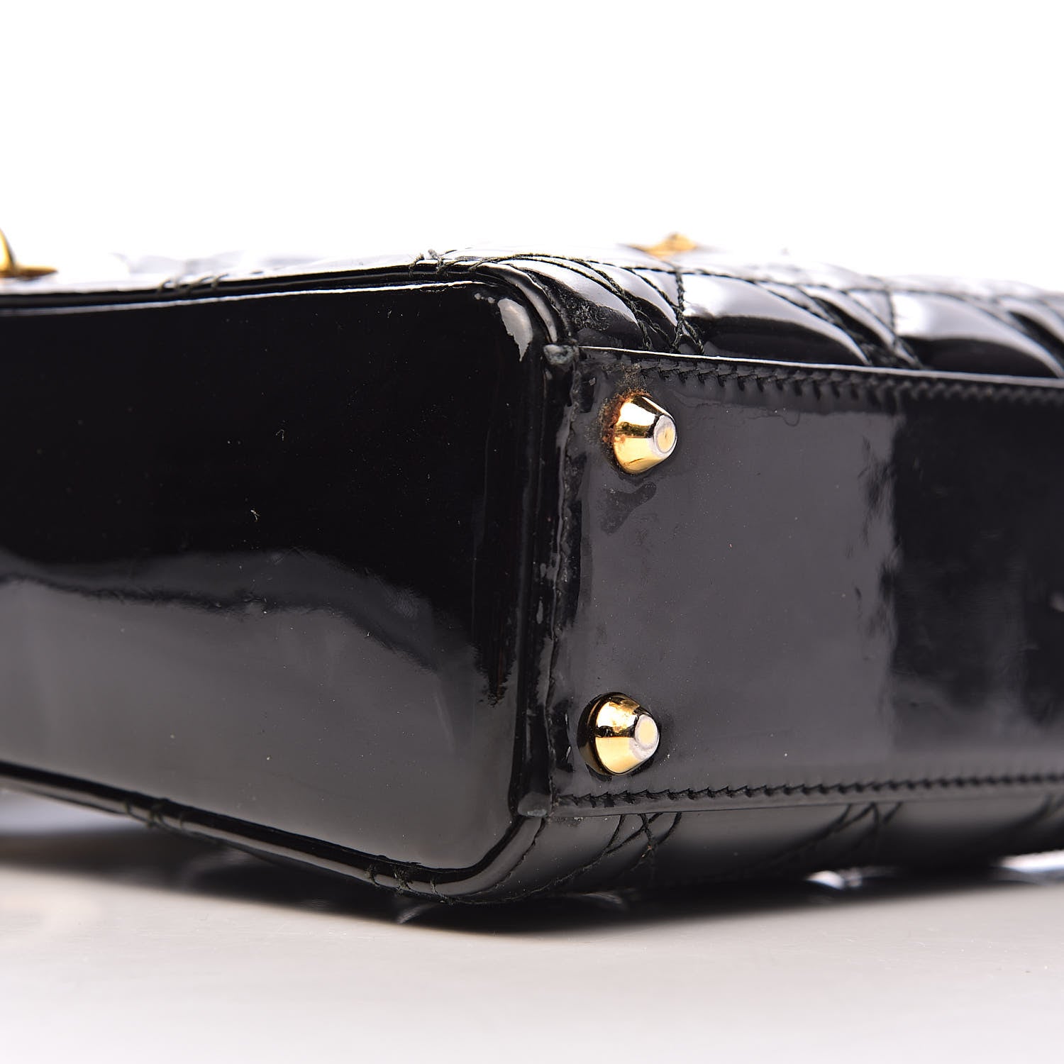 Christian Dior Patent Cannage Mini Lady Dior Black 13 of 15