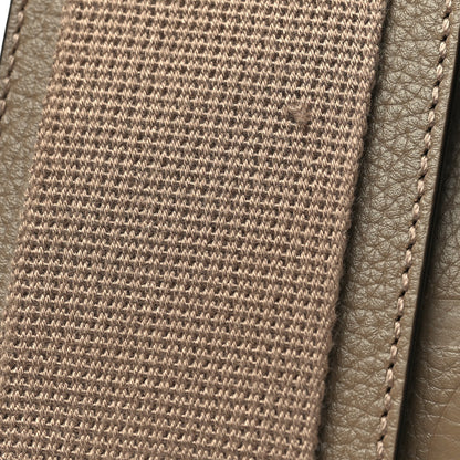 Gucci Piuma Calfskin Jumbo GG Embossed Mini Duffle Bag Good Taupe 11 of 11