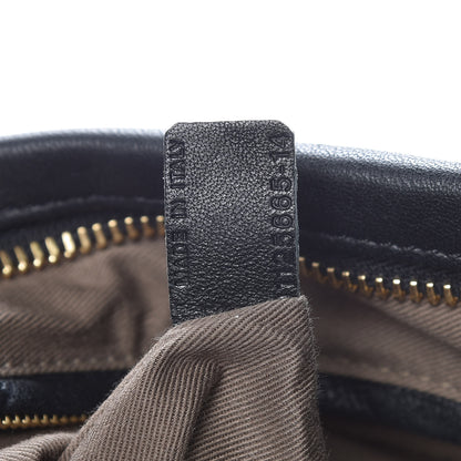 Chloe Calfskin Perforated Medium Marcie Animation Satchel Black 7 of 15