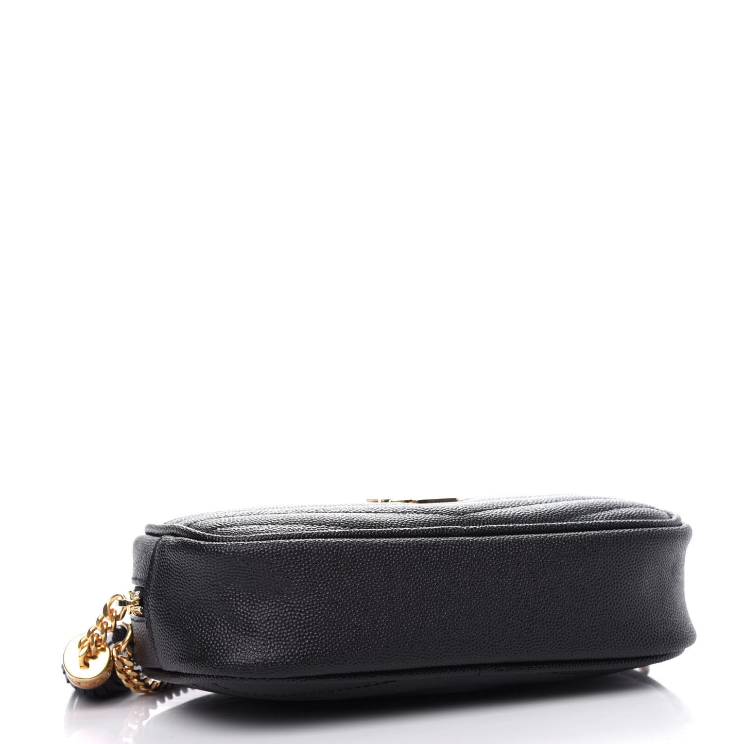 Grain De Poudre Matelasse Monogram Mini Lou Camera Bag Black