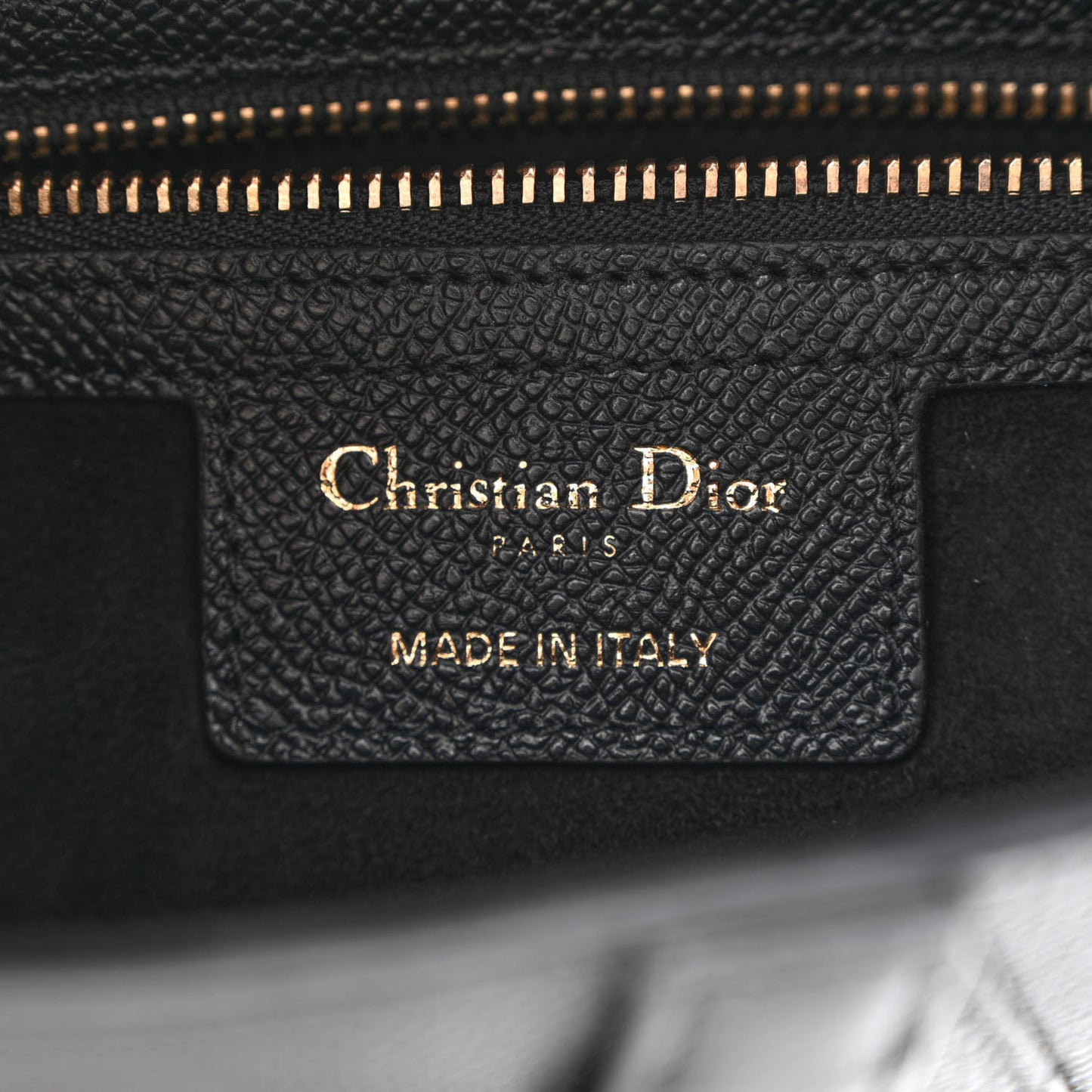 Grained Calfskin Saddle Bag Black