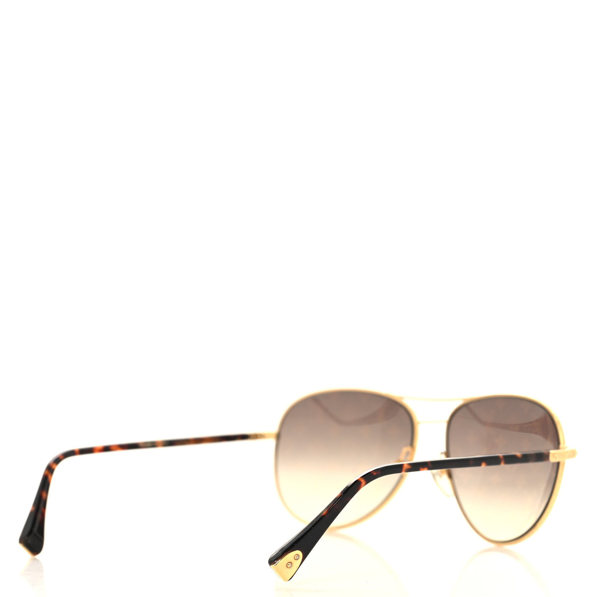 Louis Vuitton Conspiration Pilote Sunglasses Z0164U Gold 4 of 7