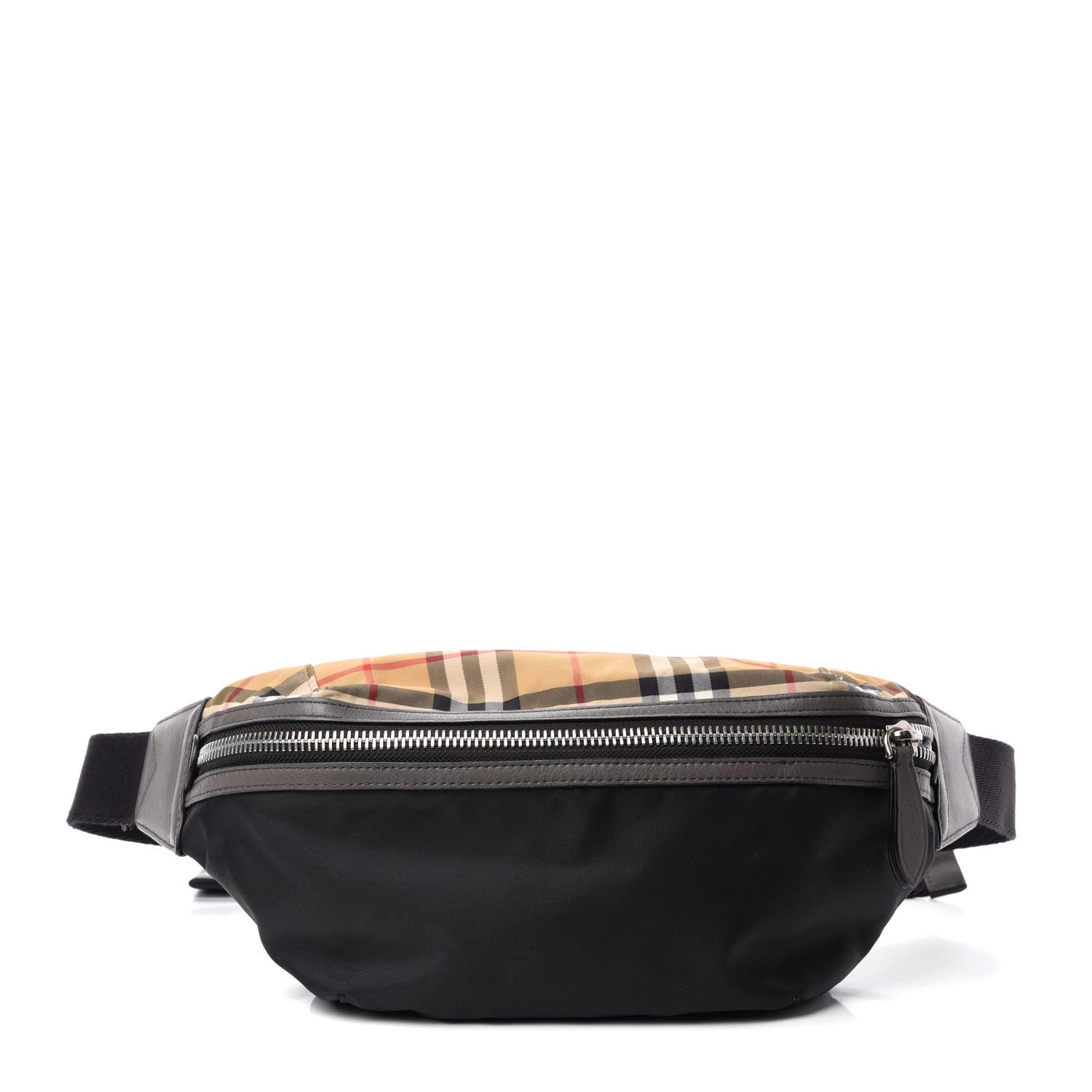 Burberry Nylon Vintage Check Bum Bag Archive Beige Black 1 of 12