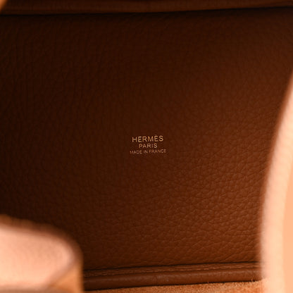 Hermes Taurillon Clemence Picotin Lock 18 PM Gold 7 of 19