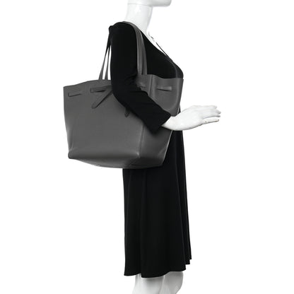 Celine Soft Grained Calfskin Small Belt Cabas Phantom Taupe 2 of 10