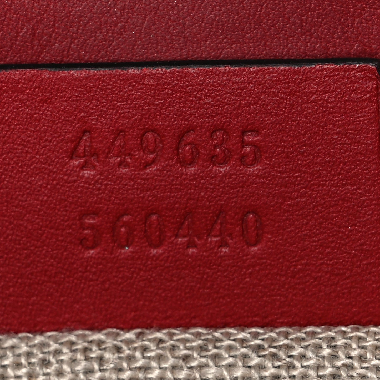 Microguccissima Medium Emily Chain Shoulder Bag Red