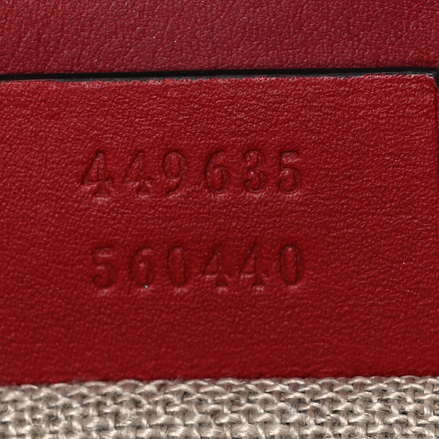 Gucci Microguccissima Medium Emily Chain Shoulder Bag Red 7 of 11