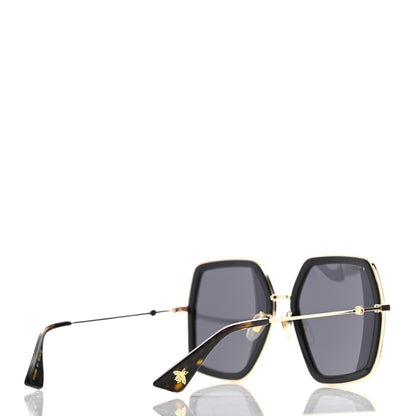 Gucci Acetate Oversize Square Frame GG0106S Sunglasses Black 4 of 12