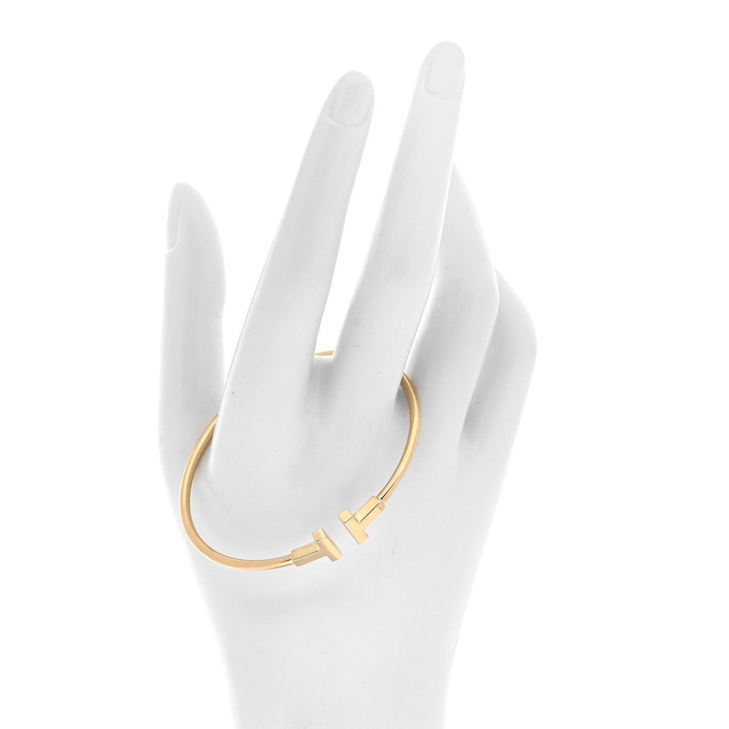 18K Yellow Gold T Wire Bracelet