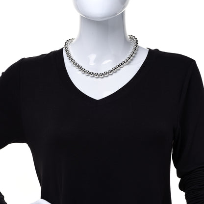 Tiffany Sterling Silver 10mm HardWear Ball Necklace 2 of 4