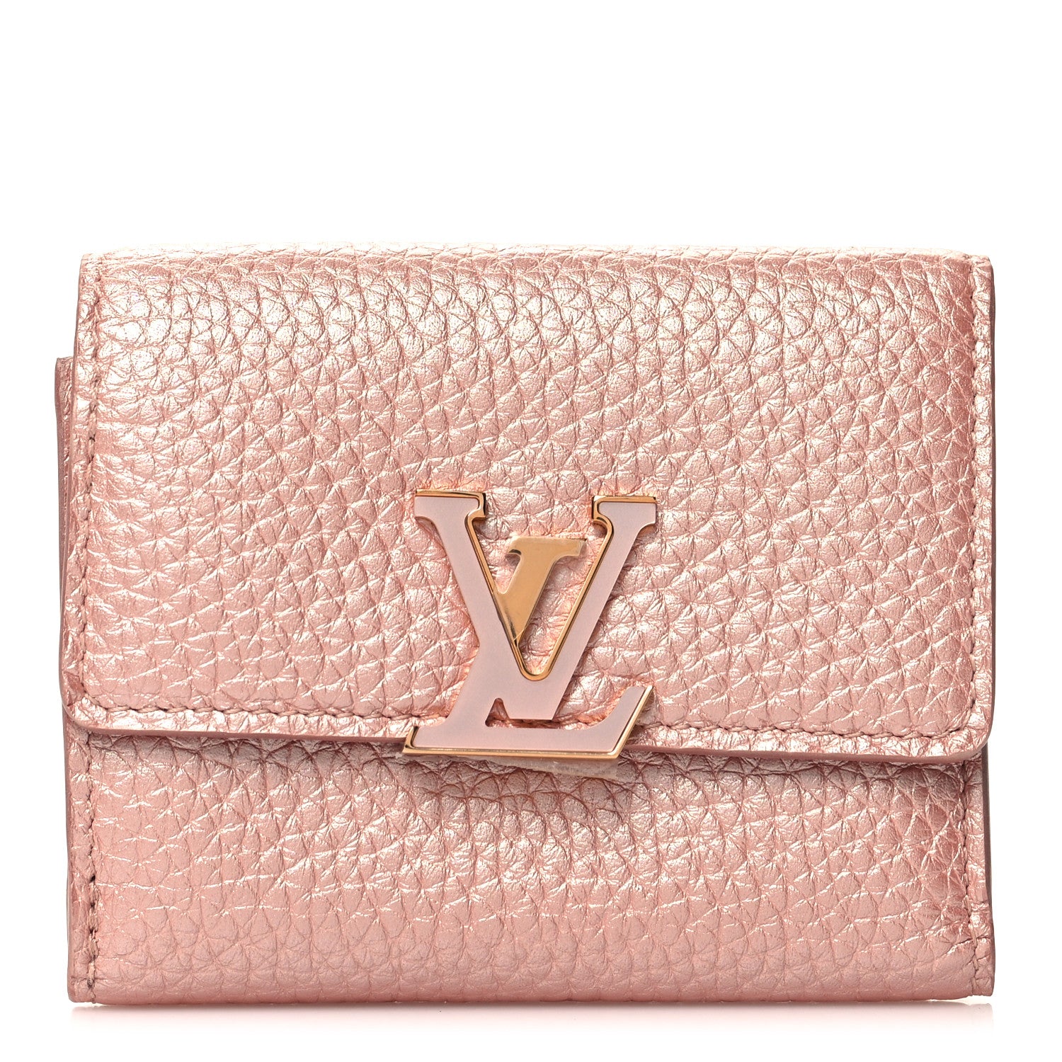 Louis Vuitton Taurillon Capucines XS Wallet Rose 1 of 7