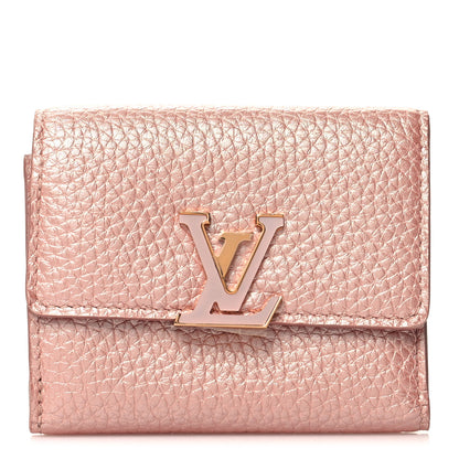 Louis Vuitton Taurillon Capucines XS Wallet Rose 1 of 7