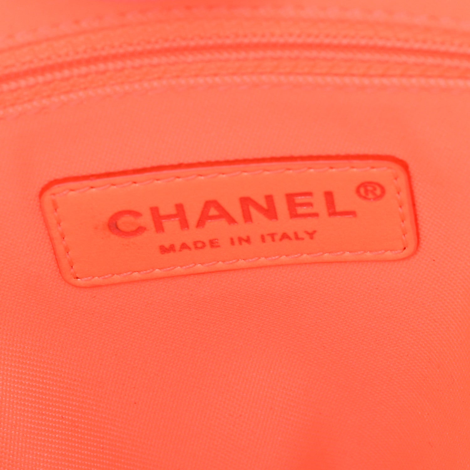 Chanel Canvas Mini Deauville Tote Pink Orange 6 of 10