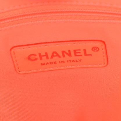 Chanel Canvas Mini Deauville Tote Pink Orange 6 of 10