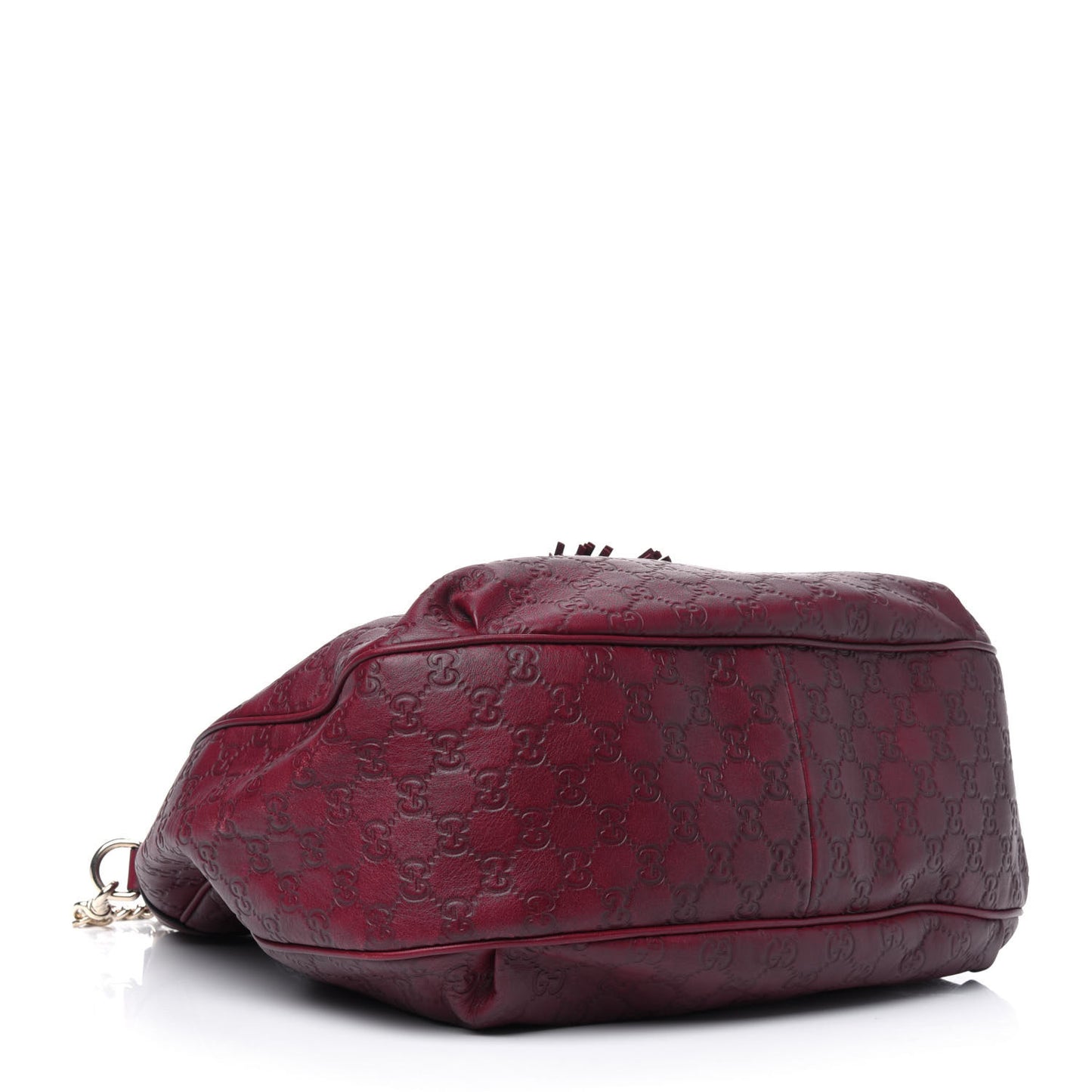 Soft Guccissima Medium Emily Hobo Classic Ruby