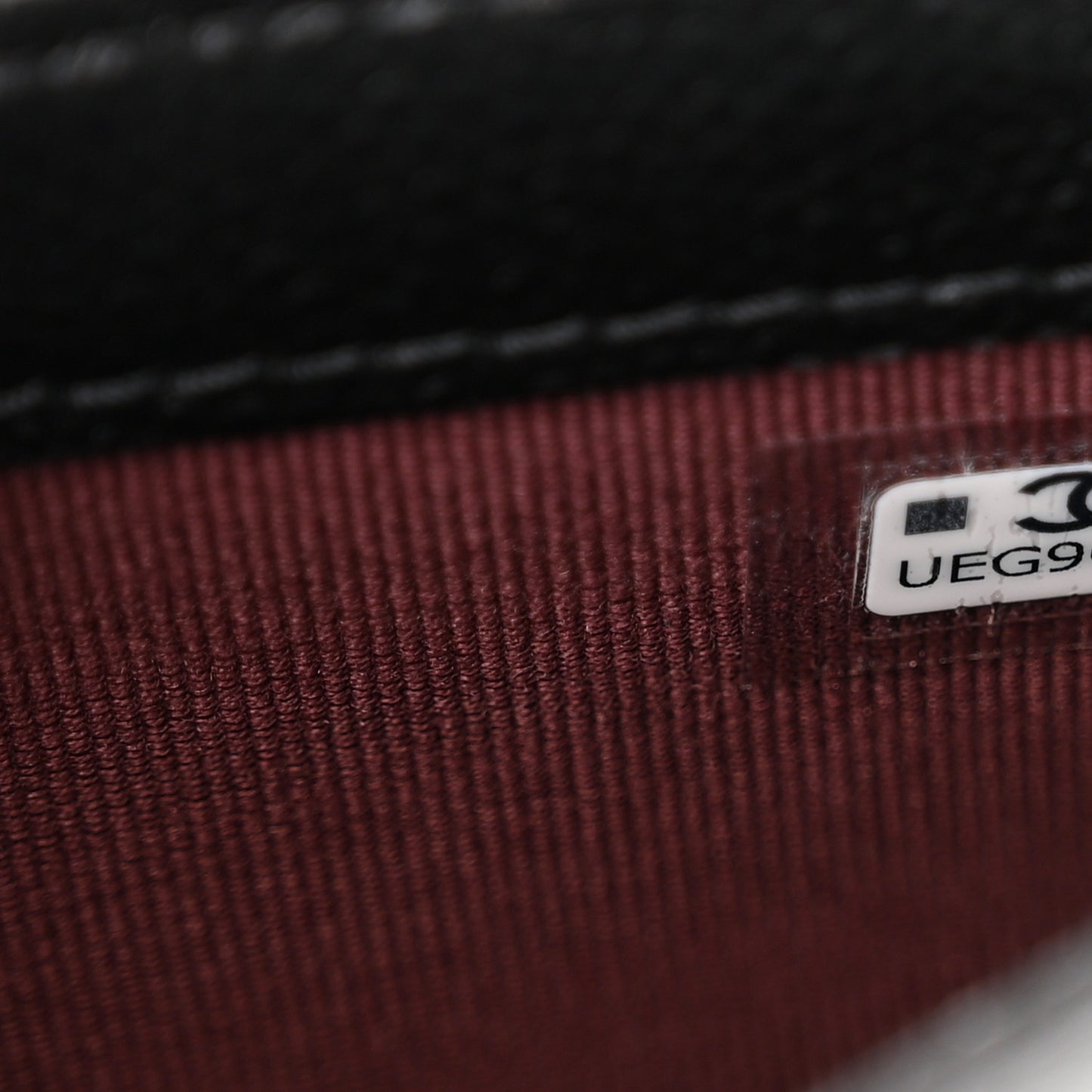 Caviar Quilted Flap Phone Holder With Chain Black