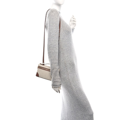 Loro Piana Cotton Linen L19 Extra Pocket Pouch Natural Caramel Sugar 2 of 9