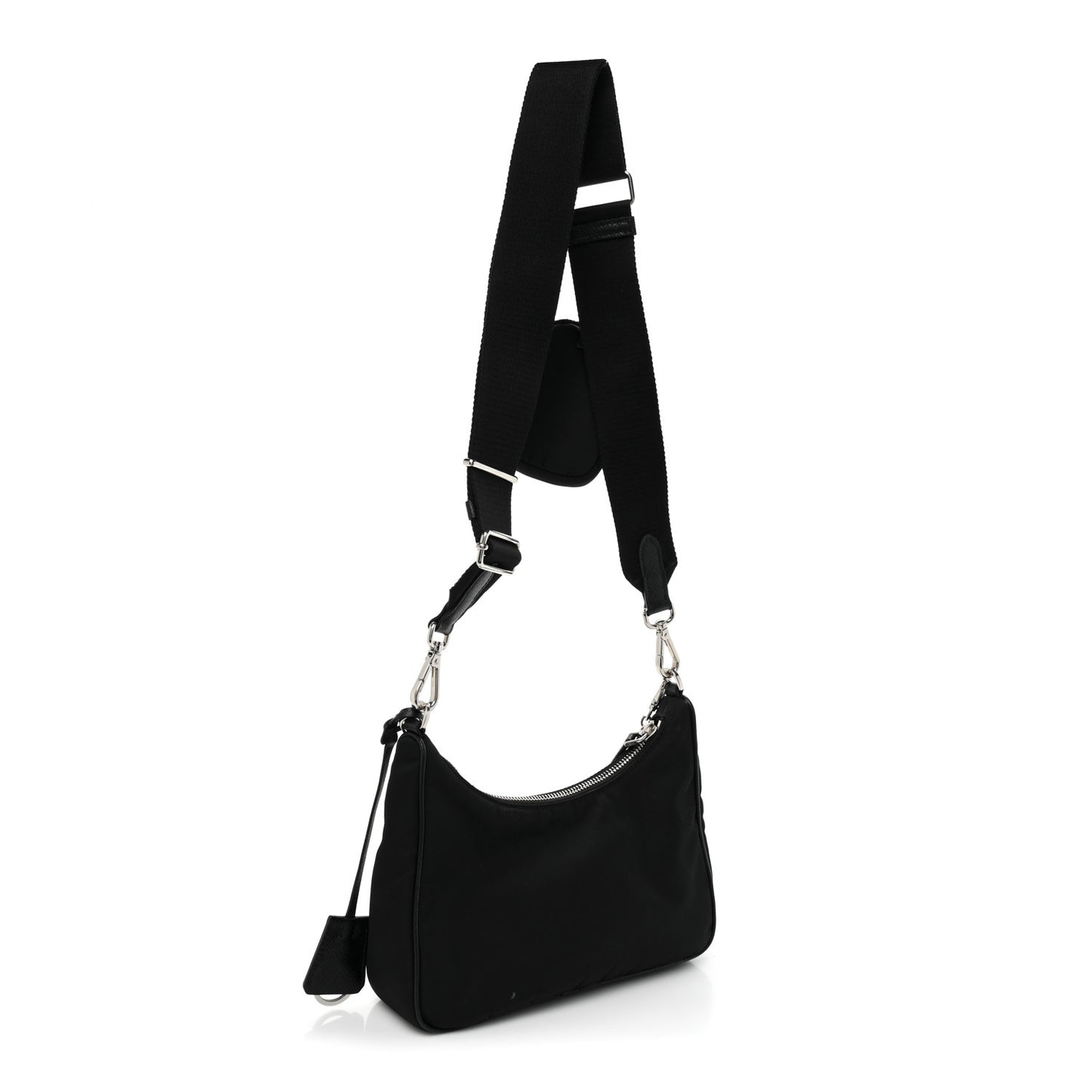 Re-Nylon Saffiano Re-Edition 2005 Shoulder Bag Black