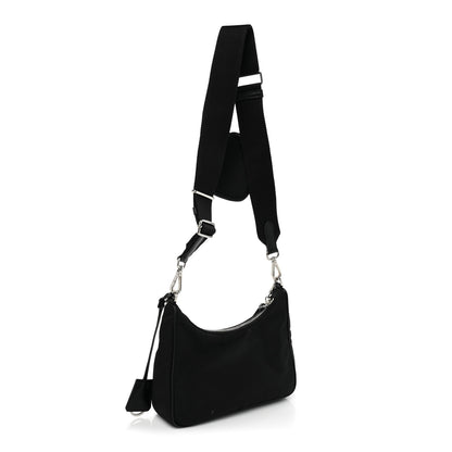 Prada Re-Nylon Saffiano Re-Edition 2005 Shoulder Bag Black 3 of 12