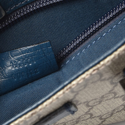 Gucci GG Plus Monogram Flat Vertical Tote Blue 7 of 7
