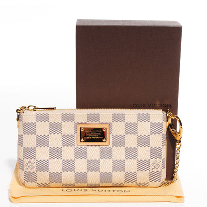 Louis Vuitton Damier Azur Pochette Milla MM 4 of 8