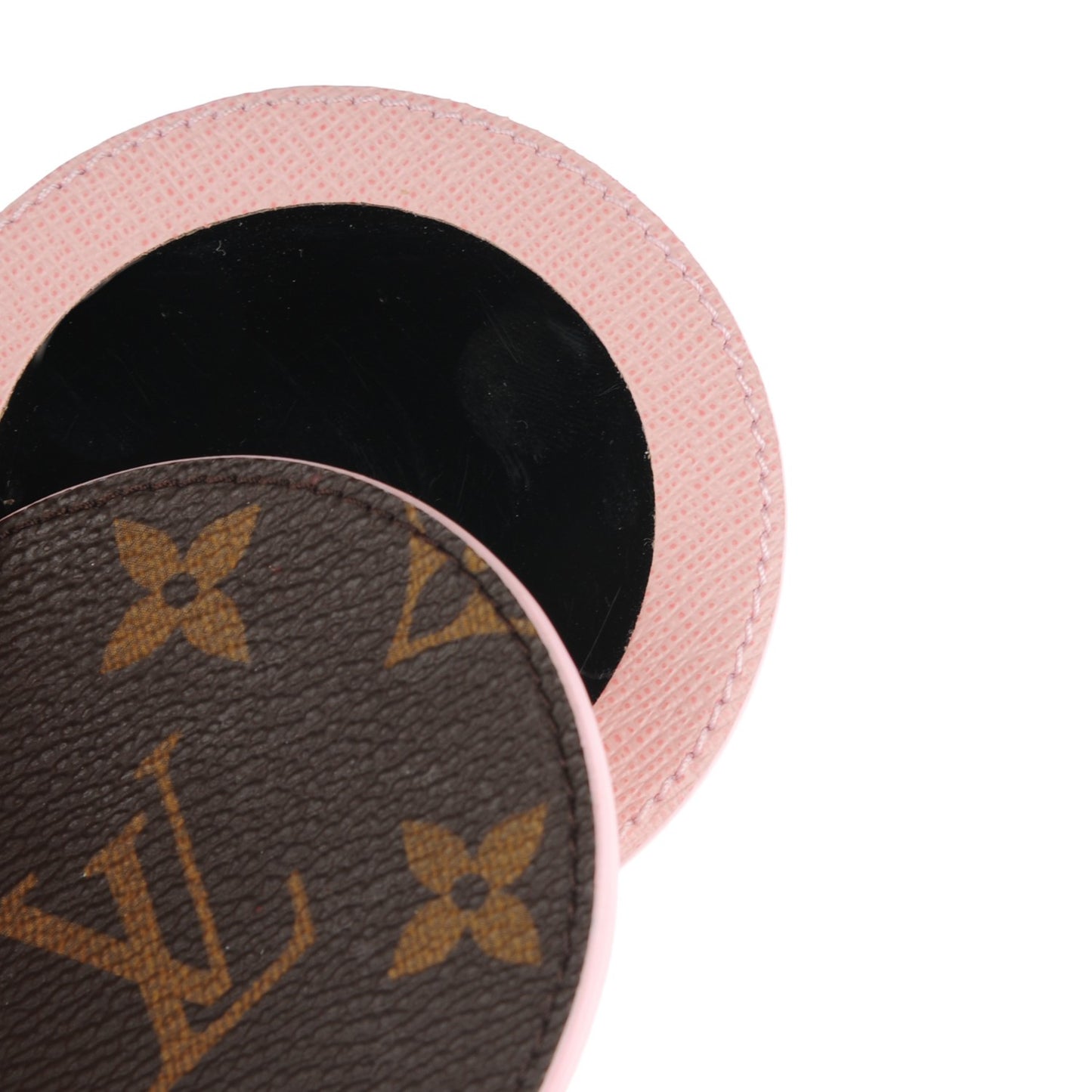 Monogram LV Mirror Key Holder Rose Ballerine