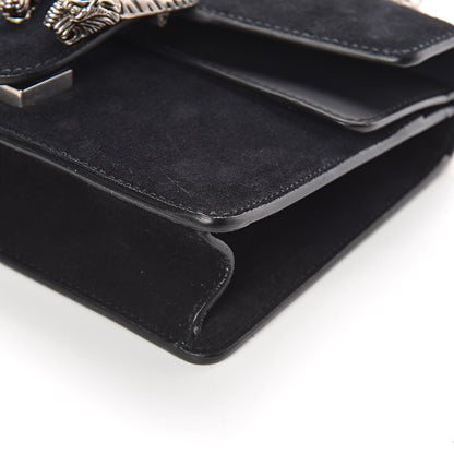 Gucci Suede Mini Dionysus Shoulder Bag Black 9 of 9