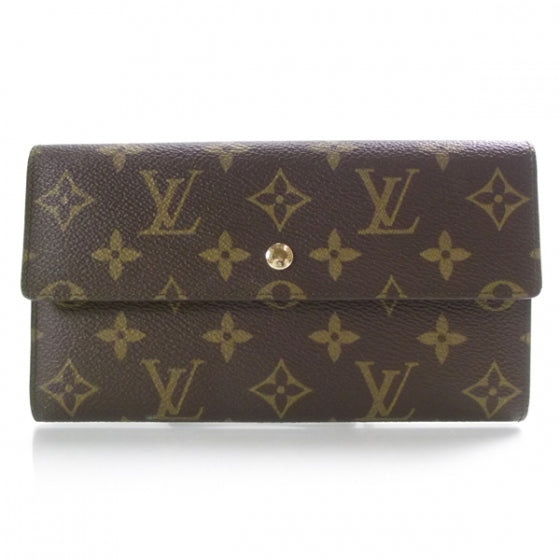 Louis Vuitton Monogram Porte Tresor International Wallet 1 of 8