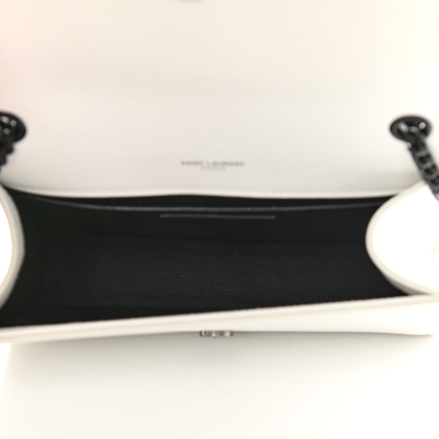 Grain De Poudre Small Monogram Kate Satchel Porcellana Black