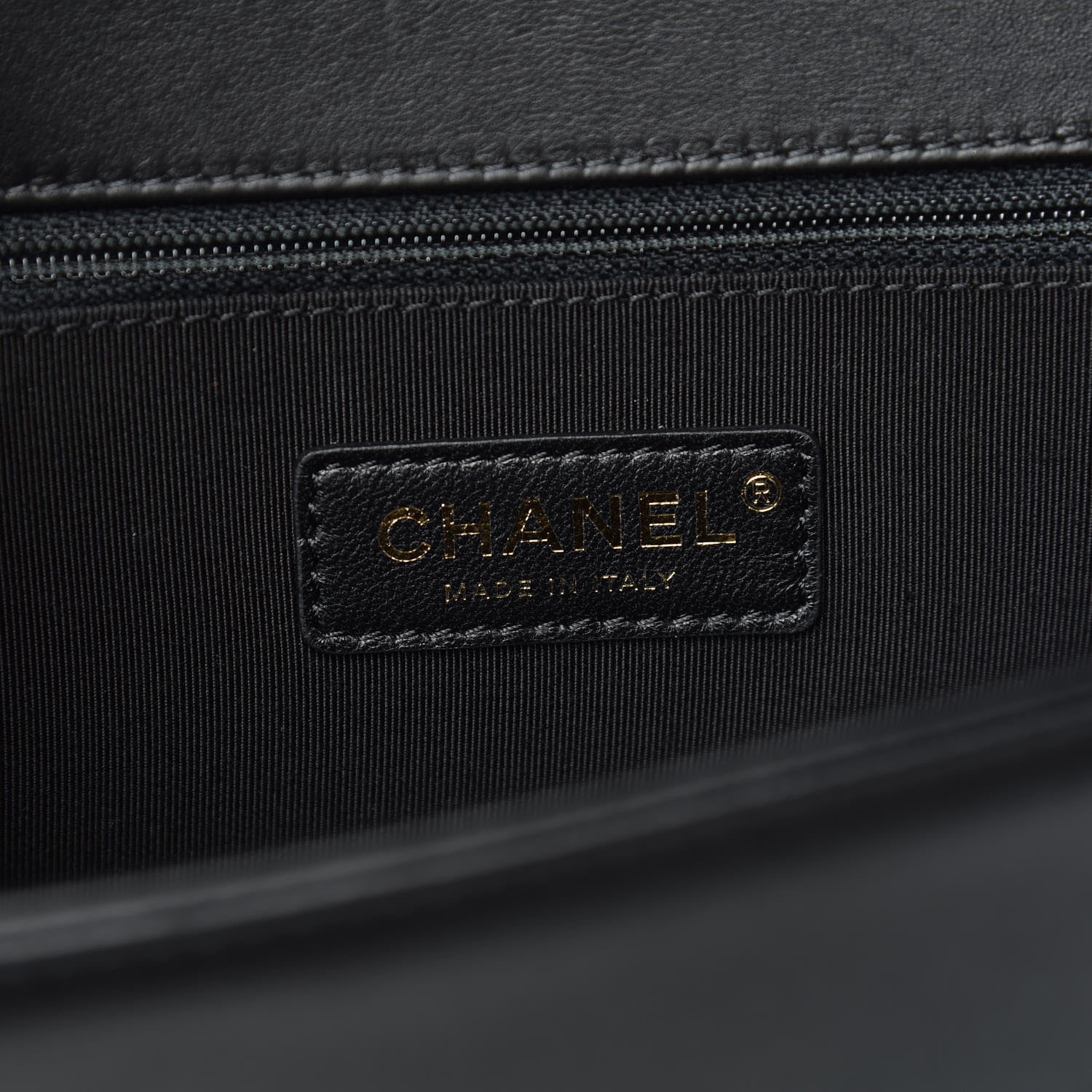 Chanel Lambskin Quilted Large Boy Flap Black 8 of 10
