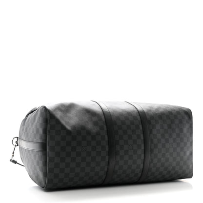 Louis Vuitton Damier Graphite Keepall Bandouliere 55 3 of 12