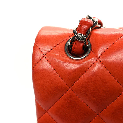 Chanel Lambskin Quilted Jumbo Double Flap Red 12 of 13