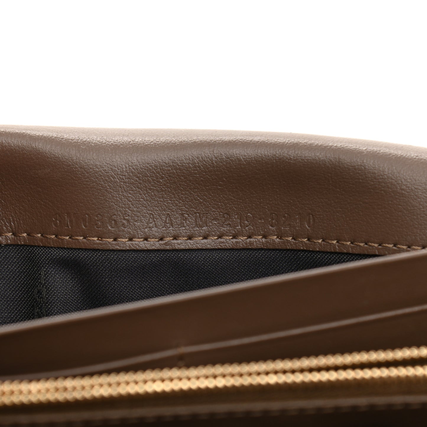 Vitello Soft F is Fendi Bi-Color FF 1974 Embossed Continental Envelope Wallet On Chain Maya Black