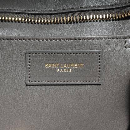 Saint Laurent Leather Small Classic Y Cabas Grey 6 of 7