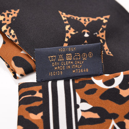 Louis Vuitton Silk Monogram Giant Jungle Bandeau Black 4 of 4