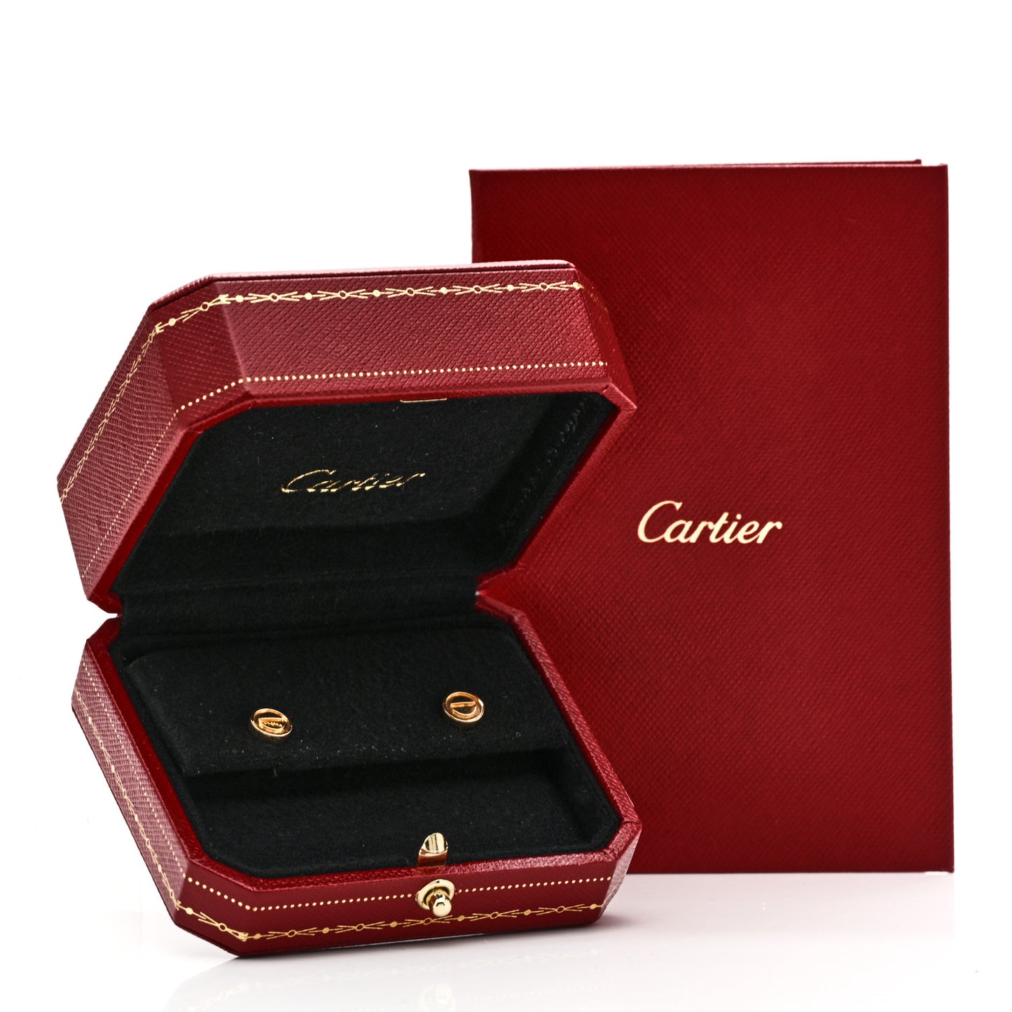 18K Yellow Gold LOVE Earrings