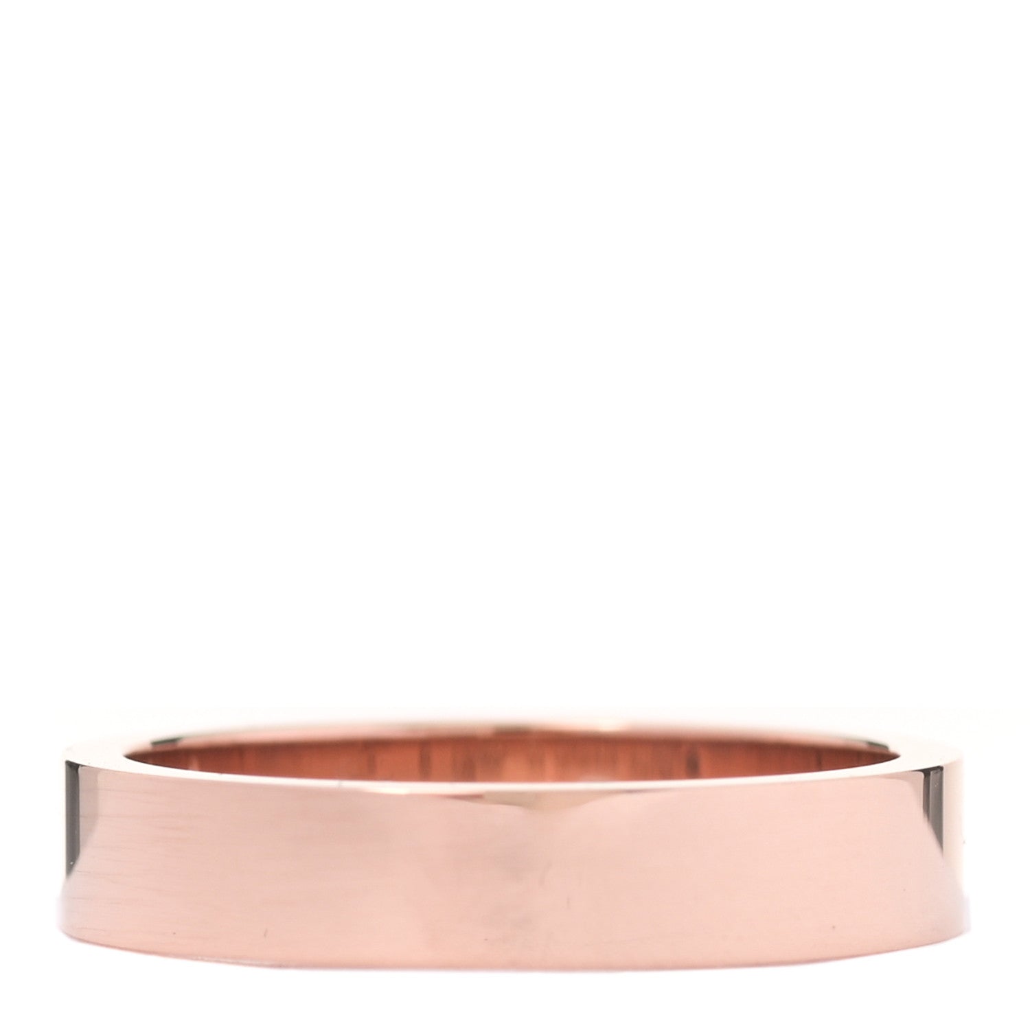 Cartier 18K Pink Gold Diamond 3mm C De Cartier Wedding Band Ring 55 7.25 3 of 6