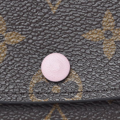 Louis Vuitton Monogram Emilie Wallet Rose Ballerine 8 of 9
