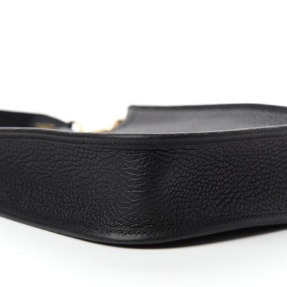 Hermes Taurillon Clemence Evelyne TPM Black 6 of 11